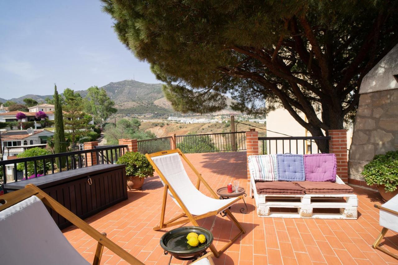 Casa Ancladero Big Rooftop Terrace, 2 Bedroom Guesthouse W Garden And View Фуэнхирола Экстерьер фото