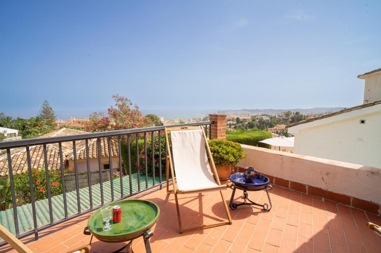 Casa Ancladero Big Rooftop Terrace, 2 Bedroom Guesthouse W Garden And View Фуэнхирола Экстерьер фото