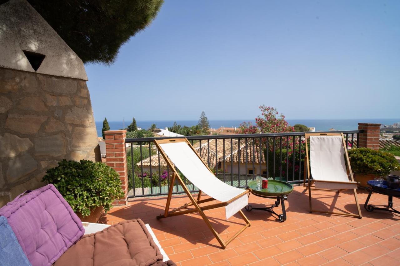 Casa Ancladero Big Rooftop Terrace, 2 Bedroom Guesthouse W Garden And View Фуэнхирола Экстерьер фото