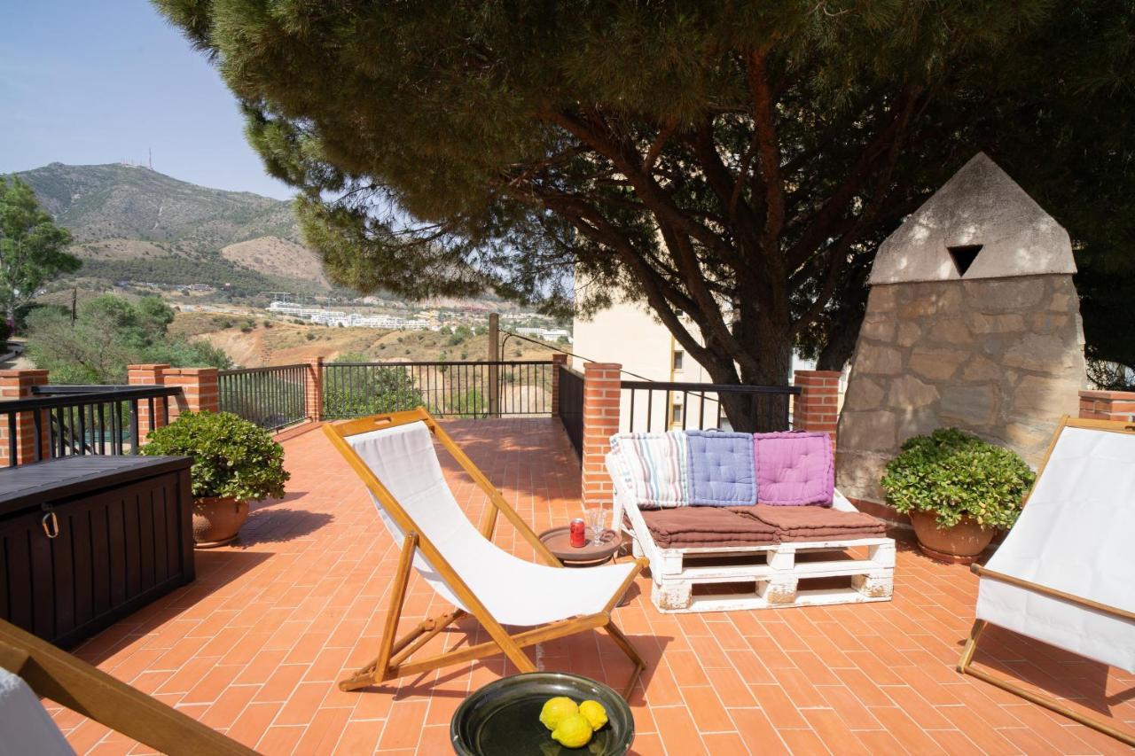 Casa Ancladero Big Rooftop Terrace, 2 Bedroom Guesthouse W Garden And View Фуэнхирола Экстерьер фото